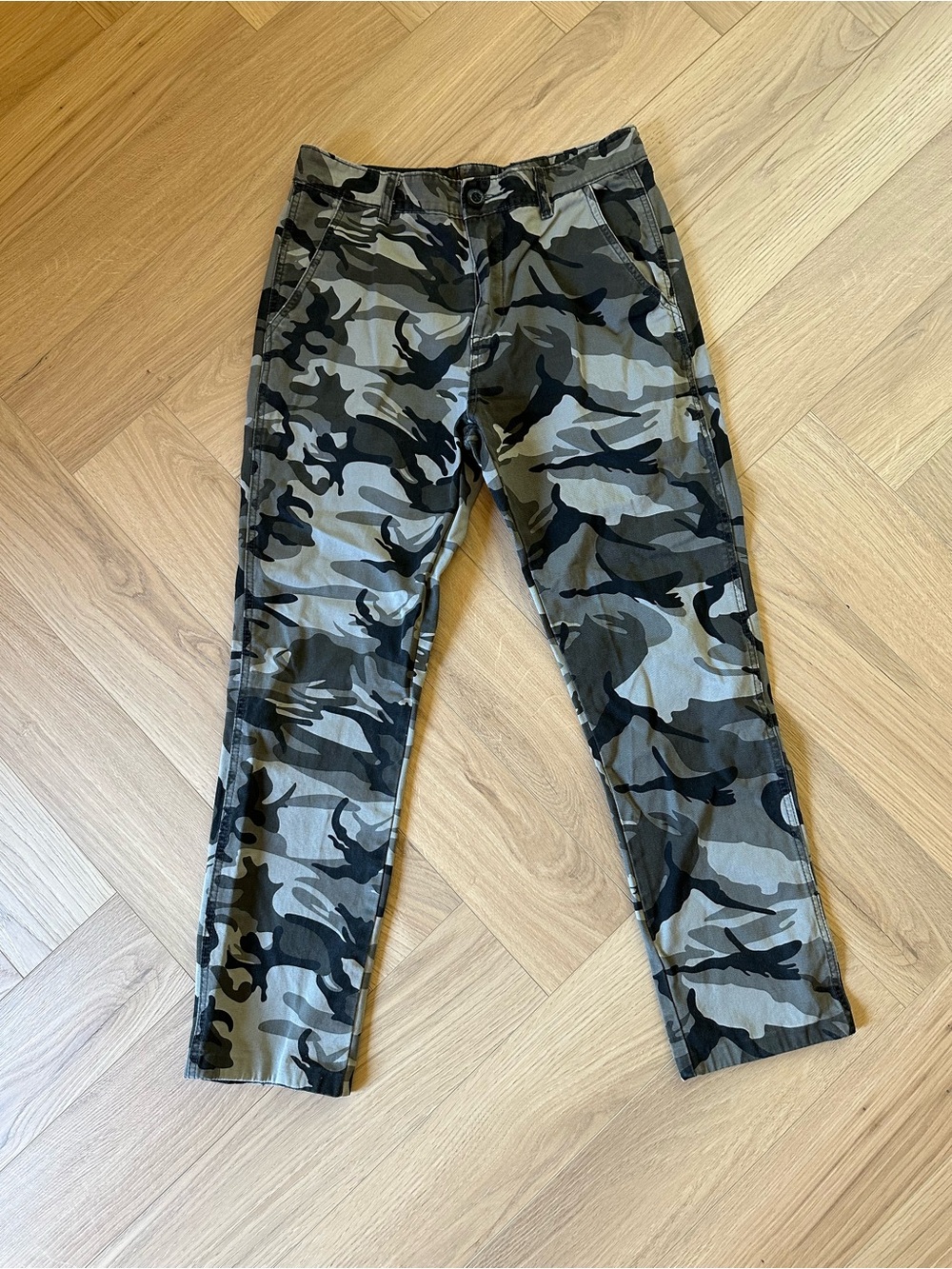 Abercrombie & Fitch Women’s Camo Cargo Pants - Gray, Black, Olive